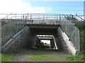 Bridleway under two Railway bridges in TN25 6JQ