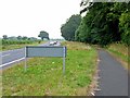 Cycle path alongside the A689 in Stanwix Rural