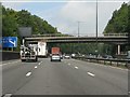 M4 Motorway - Glasllwch Lane overbridge, Newport in NP20 3PA