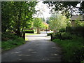 Entrance to private housing estate on Haste Hill in GU27 3TE