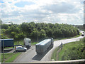 A45 southbound from A14 at Thrapston in NN14 4NG