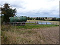 Water bowser and a reservoir at Rushton in TF6 5HR