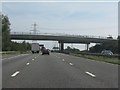 M4 Motorway - access overbridge on Rogiet Moor in NP26 5JF