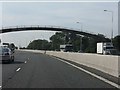M5 Motorway - footbridge near Over in BS34 5NF