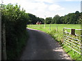 Driveway to Slanwood Boarding Kennels in St. Fagans Community