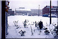 Ajax Close, Great Wyrley after snowfall, December 1981 in WS6 7BP