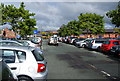 The car park at Sainsbury's, Oswestry in SY11 2EZ