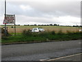 As the sign says, site of the ploughing match in CT14 0JY