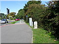 Boundary stone, Christchurch in BH23 2DE