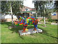 Rhino Mania - #46 African Rhino outside the Lache Community Centre in CH4 8JQ