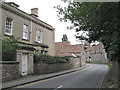 A bend in Castle Street, Thornbury in BS35 1DE