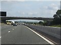 M4 Motorway - minor road overbridge near Pucklechurch in BS16 9PY
