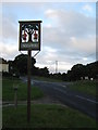 Bonnington Village Sign in TN25 7BN