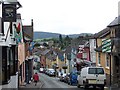 View down High Street, Bishop's Castle in SY9 5AH