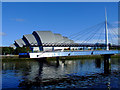 Bell's Bridge and Clyde Auditorium in G51 2LS