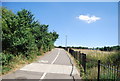Footpath and cycle lane north towards Leybourne in ME20 6SL