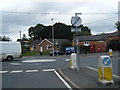 Melton Road mini-roundabout in Burton on the Wolds