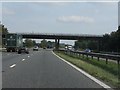 M4 Motorway - minor road overbridge near Wharf Farm in SN1 7BX
