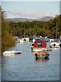 Balloch: northward view along the River Leven in G83 8EN