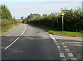 Twyn Lane bus stop, Usk Road in Sir Fynwy - Monmouthshire