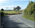 Bends on Usk Road in Sir Fynwy - Monmouthshire