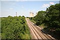 View from Station Road Bridge in Sturton le Steeple