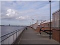 The Trans Pennine Trail on the waterfront at Brunswick in L3 4BE