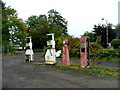 Disused fuel pumps in Errol in PH2 7UR