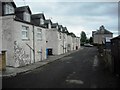 Miners' row rear view (1) in Seafield