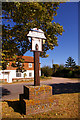 Bacton, Bromholm & Keswick Village Sign, Norfolk in NR12 0AA