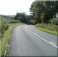 Sharp bend on the descent towards Usk in NP15 1SR