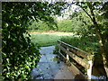 A bridge over Meanwood Beck, Leeds in LS6 4LS