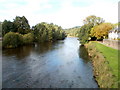 The view north from Usk Bridge, Usk in NP15 1AT