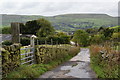 Lane descending to Mitchell Fold in OL13 8NL