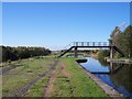 Footbridge over Leeds Liverpool Canal at Pennington in WN7 4GX