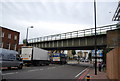 Railway Bridge over Battersea Park Rd in SW1V 3BY