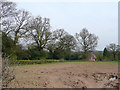 Muddy field north of Enville, Staffordshire in DY7 5JS