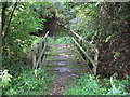 Bridleway bridge on path to Heyshott Green in GU29 0DE