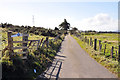 Farm road to Balvonie of Leys in IV2 6AE