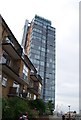Low and high rise apartments by the riverside, Battersea in SW3 5AY