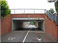 Hawksworth Way Bridge, looking northwest in Swindon (Swindon)