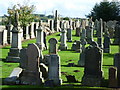 Kirk o' Shotts gravestones in ML7 4NS