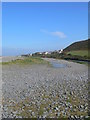 Wide path alongside Tanybwlch beach in SY23 1SY