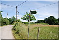 Footpath sign off How Green Lane in TN8 7NN
