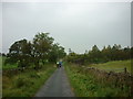 Cyclists on the path that joins both ends of the tunnel in Pendle District (B)