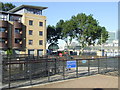Thames Path at South Lock in SE16 5UD