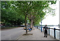 Thames Path along Putney Embankment in SW15 1HS