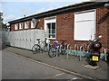 Cycle parking at Hurst Green station in RH8 9DX