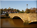 Arundel: Arundel Bridge from the south in BN18 9HE
