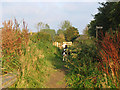 Gate on the footpath to Oulton Broad in NR32 3PW